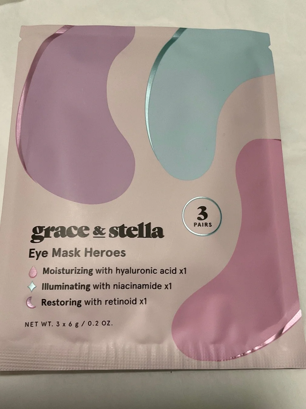 4/25 bundle item. Grace & Stella Eye Mask Heroes
